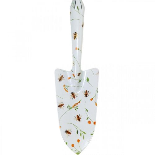 Floristik24 Záhradná lopatka, lopatka so včelami, ručná lopatka, kovová stierka L28cm