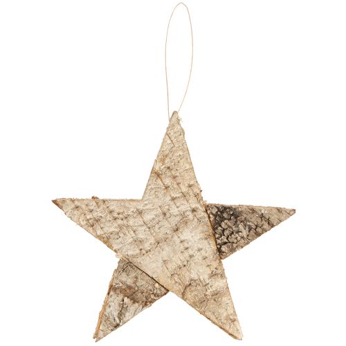 položky Brezové hviezdičky na závesné hviezdičky brezová kôra prírodná 25cm 3 ks