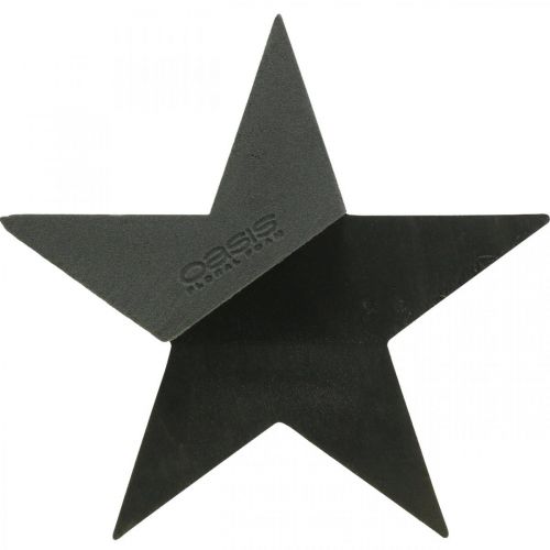 Floristik24 OASIS® Black Bioline® Floral Foam Star Black H30cm 2ks