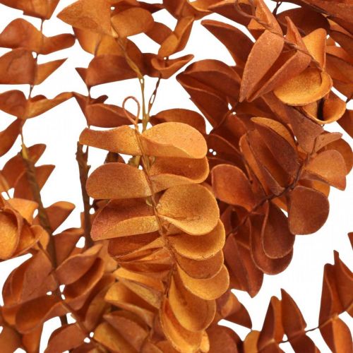 položky Umelé rastliny jesenná dekorácia umelá vetvička listy oranžové 46cm