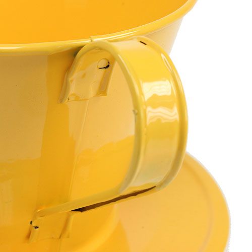 položky Ozdobný pohár žltý Ø16cm V11cm
