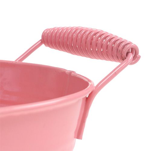 Floristik24 Plechová misa oválna lososová 20cm x 12cm V9cm