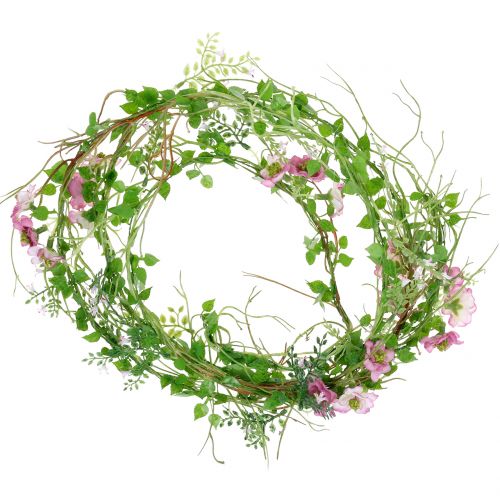 Floristik24 Kvetinová girlanda ružová 180cm