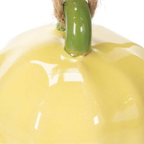 položky Keramické kvetinové prívesky, veselý dizajn, kvetinový vzor, jarná dekorácia, 9 cm, 6 kusov