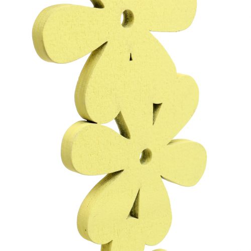 položky Kvetinový veniec drevený v žltej farbe Ø35cm 1ks