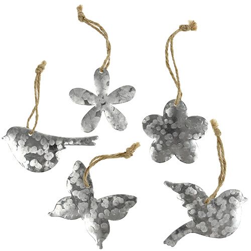 Flower Bird Butterfly Metal 5,5cm - 7,5cm 15ks | Floristik24.sk
