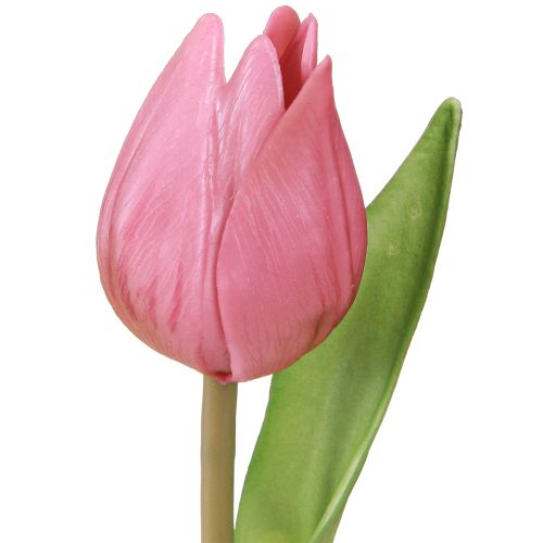 položky Kvetinová dekorácia Tulipány umelé kvety fialové 20cm 6 ks