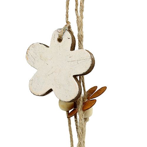 položky Vešiak na kvety drevo-kov biely, hrdza L 95cm