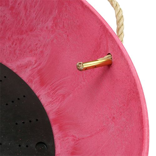 Floristik24 Závesný košík "Fiona" Ø25cm V12cm Ružový