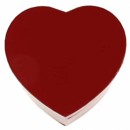 položky Kvetinová krabička srdce červená 14/16 cm sada 2 ks