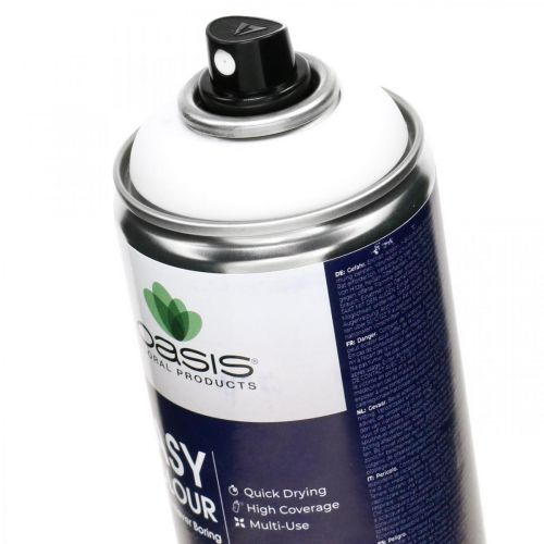 položky OASIS® Easy Color Spray, farba v spreji biela, zimná dekorácia 400 ml