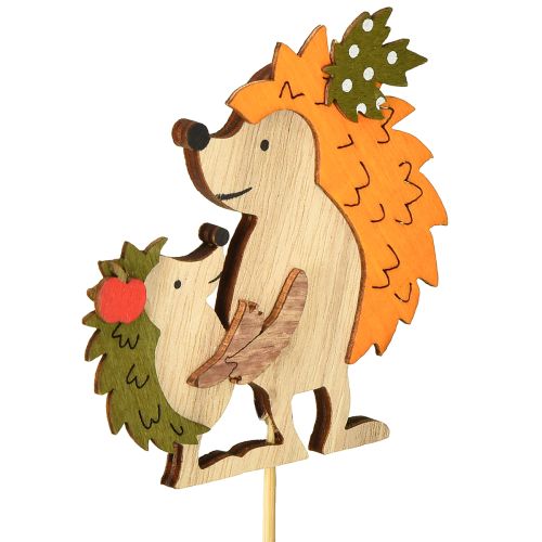 položky Kvetinová zátka ježko s detskou jesennou dekoráciou drevo 8,5cm 8 ks