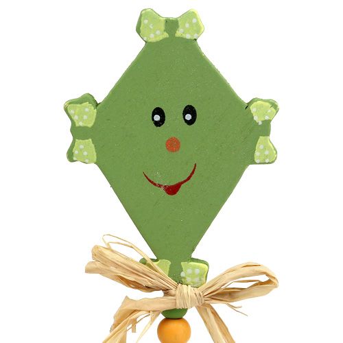 Floristik24 Kvetinová zátka drak zelená L31cm 4ks