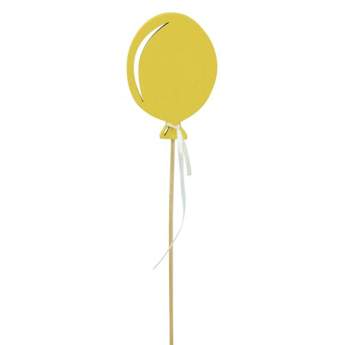položky Kvetinová zátka kytica ozdoba torta torta balón žltý 28cm 8ks