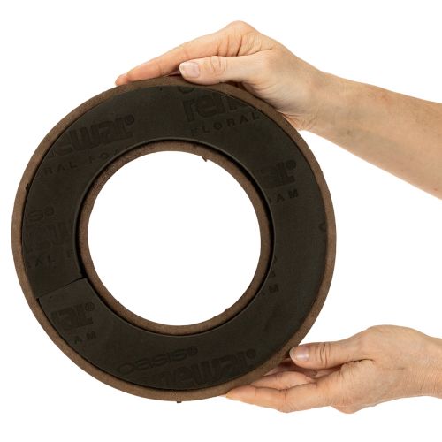 Kvetinový penový krúžok OASIS® Renewal® Floral Foam Biolit® 24 cm 2 ks | Floristik24.sk