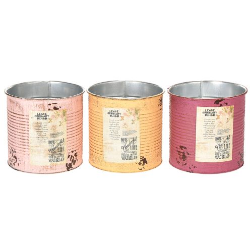 položky Kvetináč s vintage dizajnom do obývačky a kancelárie 15 cm, 3 ks