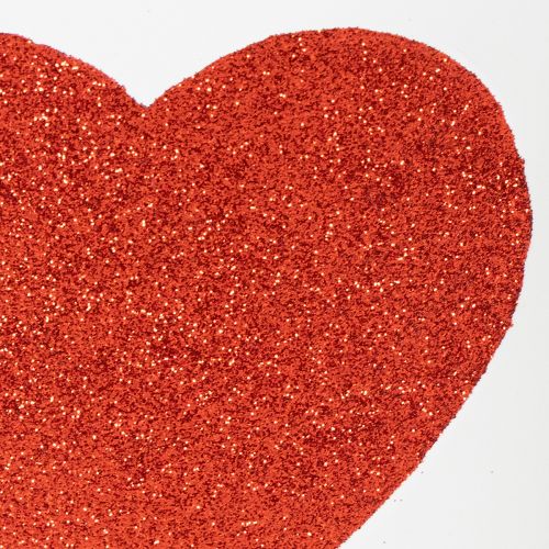 položky Biely kvetináč s červeným srdcom, kvetináč, Ø18 cm V13,5 cm