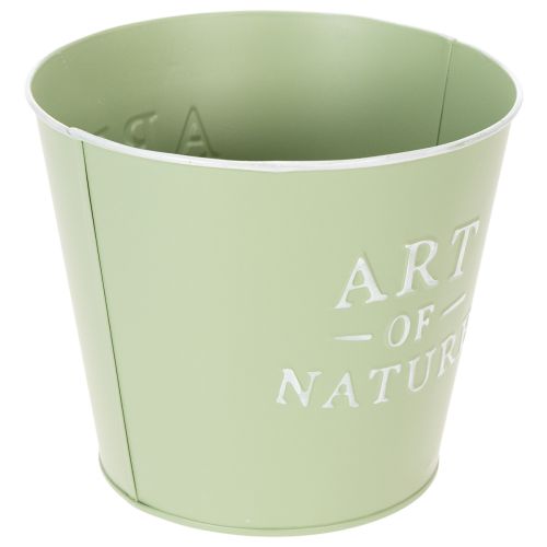 položky Zinkový kvetináč Art of Nature mätovozelený Ø17,5 cm V15 cm