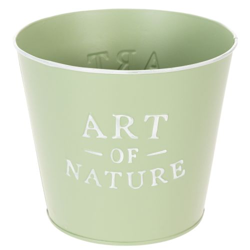 položky Zinkový kvetináč Art of Nature mätovozelený Ø17,5 cm V15 cm
