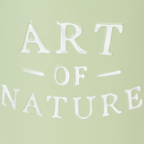 Zinkový kvetináč Art of Nature mätovozelený Ø17,5 cm V15 cm | Floristik24.sk