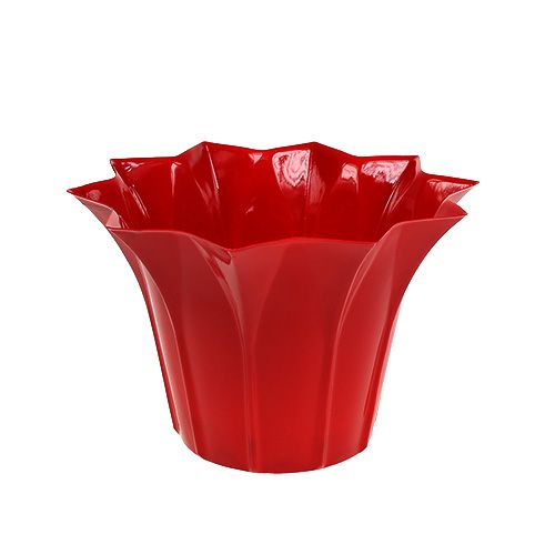 Floristik24 Kvetináč plastový červený Ø10,5cm 10b