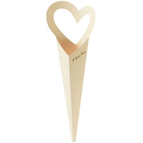 položky Kvetinová taška ruže darčekové balenie krémová 46cm 12 ks