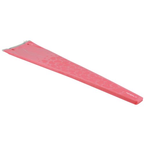 Floristik24 Kvetinová taška so srdiečkami ružová Na ružu 50cm 50 ks