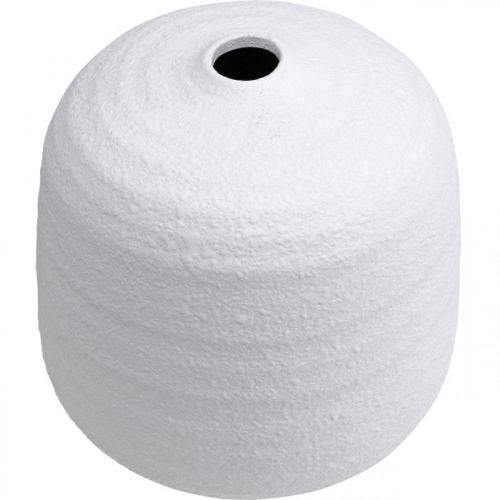 položky Váza na kvety, keramická váza, dekoratívna váza biela Ø19cm V18cm