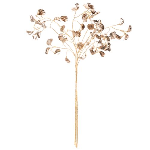 Umelá vianočná rastlina s kvetom fazule, kovová, 80 cm, 3 ks | Floristik24.sk