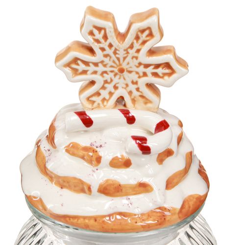 položky Dóza na cukrovinky Dóza na vianočné pečivo snehová vločka V20cm