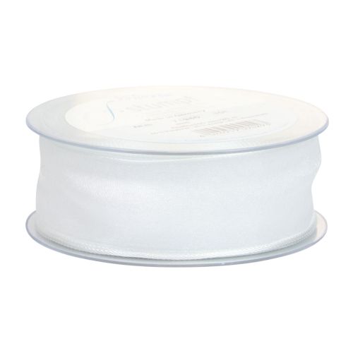 položky Šifónová stuha organzová stuha ozdobná stuha organza biela 40mm 20m