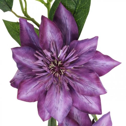 položky Umelý plamienok hodvábny kvet Deco konárik s kvetmi plamienok fialový L84cm