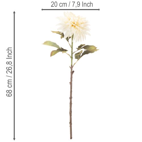 Umelý kvet dahlia do vázy 68 cm | Floristik24.sk