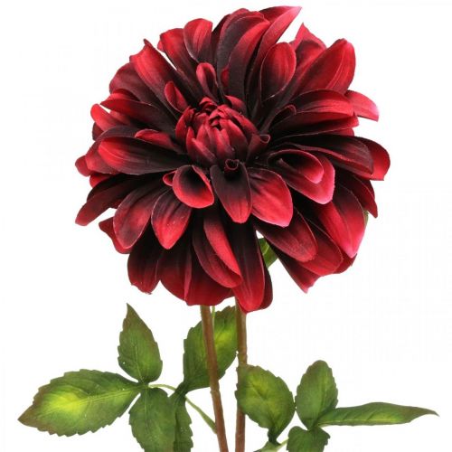 položky Umelý kvet georgín červený hodvábny kvet jesenný 78cm Ø3/15cm