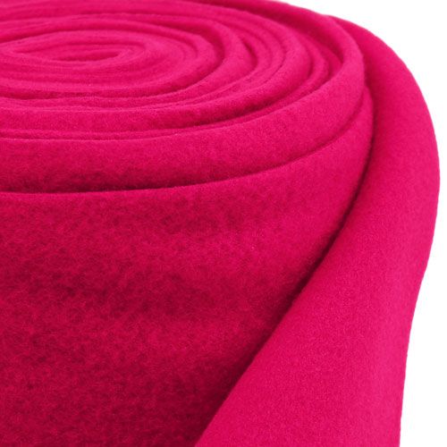 Floristik24 Deco fleece ružová 15cm 5m