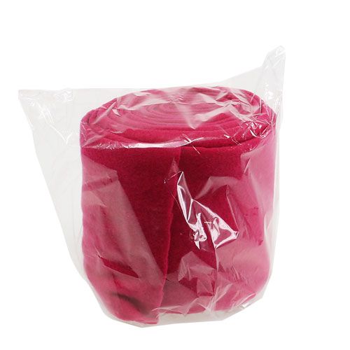 Floristik24 Deco fleece ružová 15cm 5m