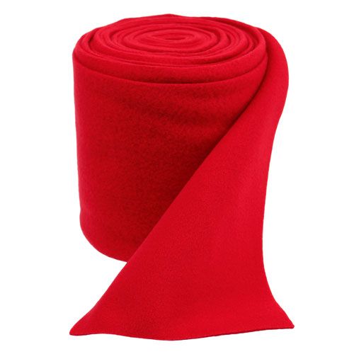 Floristik24 Deco fleece červená 15cm 5m