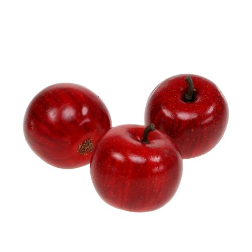položky Dekoračné jablko červené lesklé 4,5cm 12ks