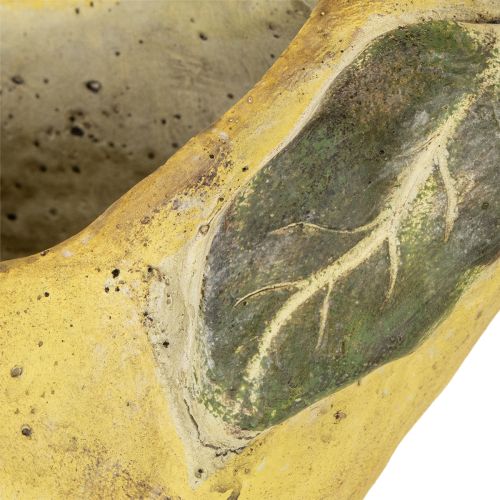 položky Dekoratívny betónový kvetináč v tvare hrušky, jesenná dekorácia 19×12,5×15,5 cm