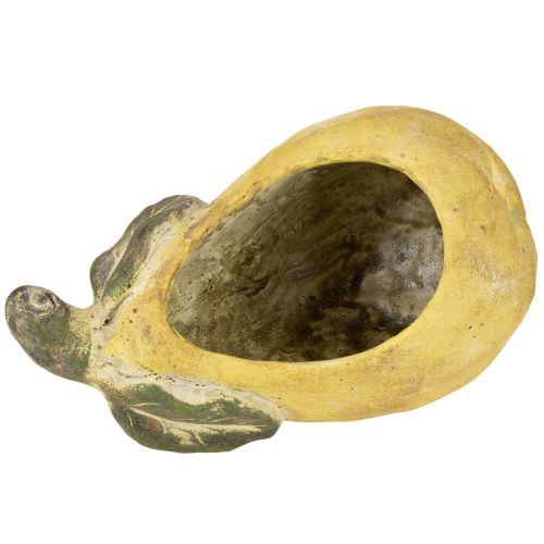 položky Dekoratívny betónový kvetináč v tvare hrušky, jesenná dekorácia 19×12,5×15,5 cm