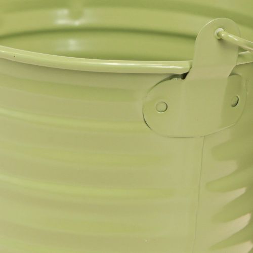 položky Ozdobné vedierko Kovová rukoväť kvetináča 4 farby Ø11cm 8 ks