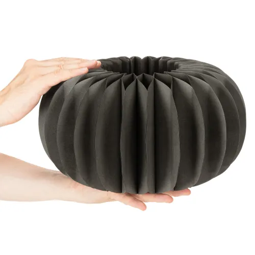 Papierová dekorácia na stôl s tekvicovými plástmi, skladacia, okrúhla, 34 cm, 2 kusy | Floristik24.sk