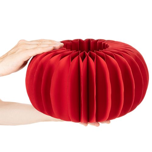 Papierová dekorácia tekvice s medovými plástmi 34cm 2ks | Floristik24.sk