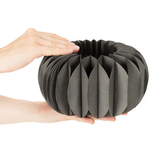 Papierové ozdobné krúžky s včelinou z tekvice 24 cm, 4 ks | Floristik24.sk