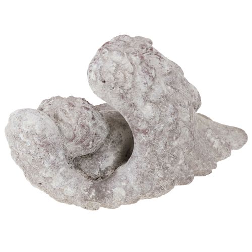 položky Dekoratívny anjel spiaci s krídlami figúrka anjela hrob 22,5 cm