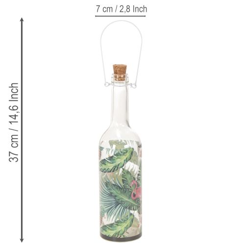 Dekoratívna LED fľaša Flamingo 37,5 cm teplá biela 2 ks | Floristik24.sk