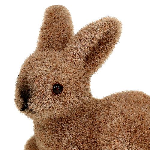 položky Deco králik 5cm flockovaný hnedý 16ks.