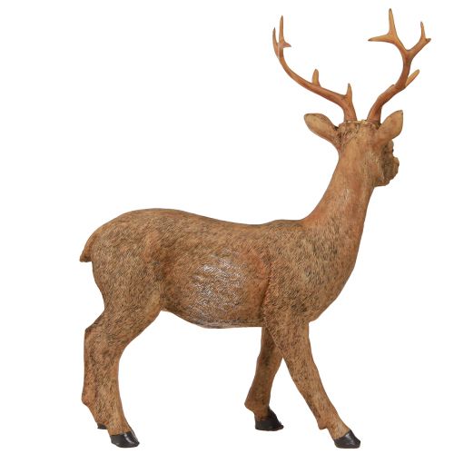 položky Dekoračný jeleň hnedý vo vzhľade dreva 19x8,5x22,5cm 2 kusy