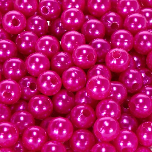 Dekoratívne ružové korálky, Ø8 mm, 250 kusov | Floristik24.sk