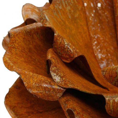 Floristik24 Ozdobná ruža z patiny, kvet na ozdobu, kovový kvet Ø20cm